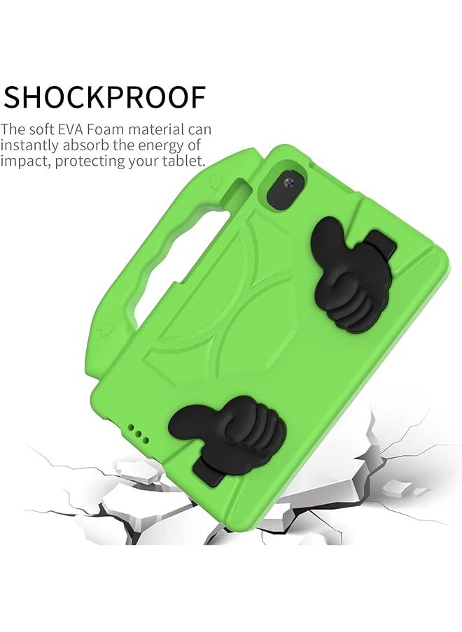 Eva Tablet Protective Case Shockproof Lightweight Dropproof Stand Tablet Case For Lenovo Tb-8505F And 8705N For Samsung T307 And T307U For Huawei T8 8.0 Mediapad M5 M6 With Large Handle Holder Green