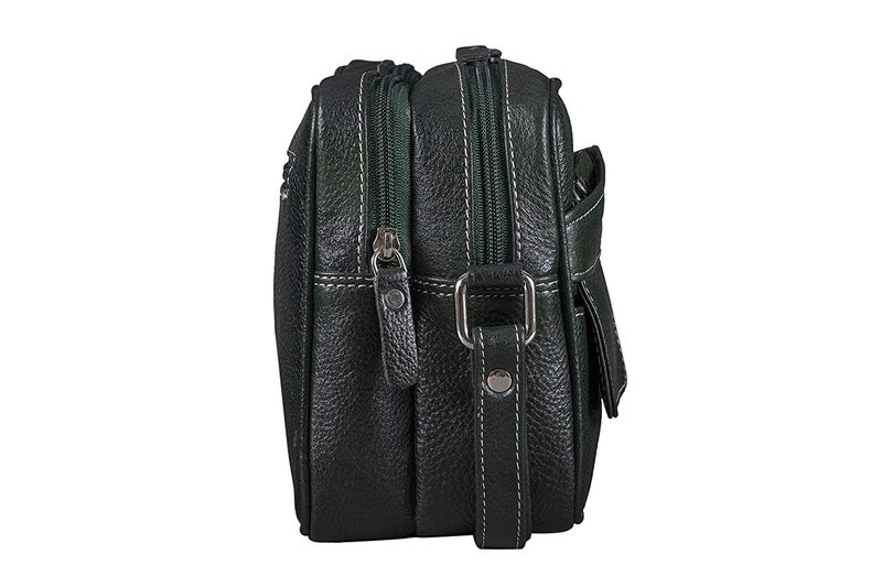 BRAND LEATHER Genuine Leather Toiletry Bag Cash Pouch/Money Carrying Pouch/Handbags/Multipurpose Travel Pouch for Men - Image 3
