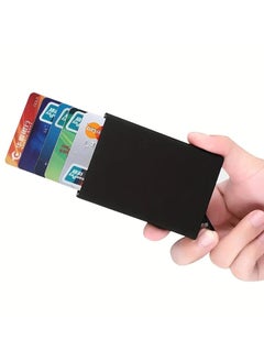 Generic Black Aluminum Card Holder And Mini Wallet  - Image 2
