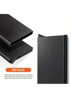 Generic Black Aluminum Card Holder And Mini Wallet  - Image 3