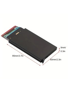 Generic Black Aluminum Card Holder And Mini Wallet  - Image 4