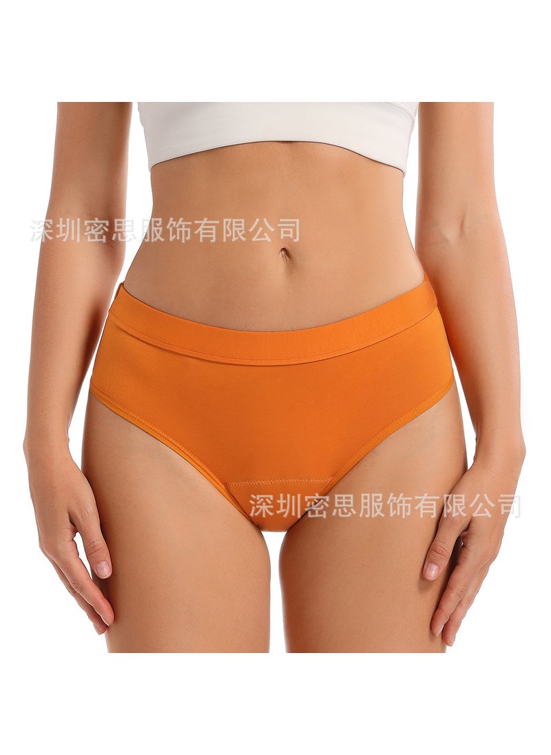 Generic Breathable Leakproof Menstrual Panties for Women Orange  - Image 1