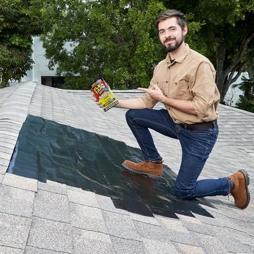 Flex Tape, Original Thick Flexible Rubberized Waterproof Tape - Seal and Patch Leaks, Works Underwater, Indoor Outdoor - Home RV Roof Plumbing and Pool Repairs, Black, 12 in x 10 ft, Pack of 1 - Image 2
