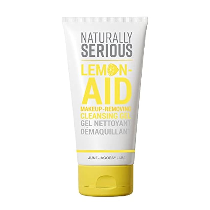 Naturally Serious | Lemon-Aid Makeup-Removing Cleansing Gel, Vitamin C Cleanser, Makeup-Removing Cleanser, Gel Cleanser For Oily Skin, Vegan Skincare, Cruelty-Free Skincare - Image 1