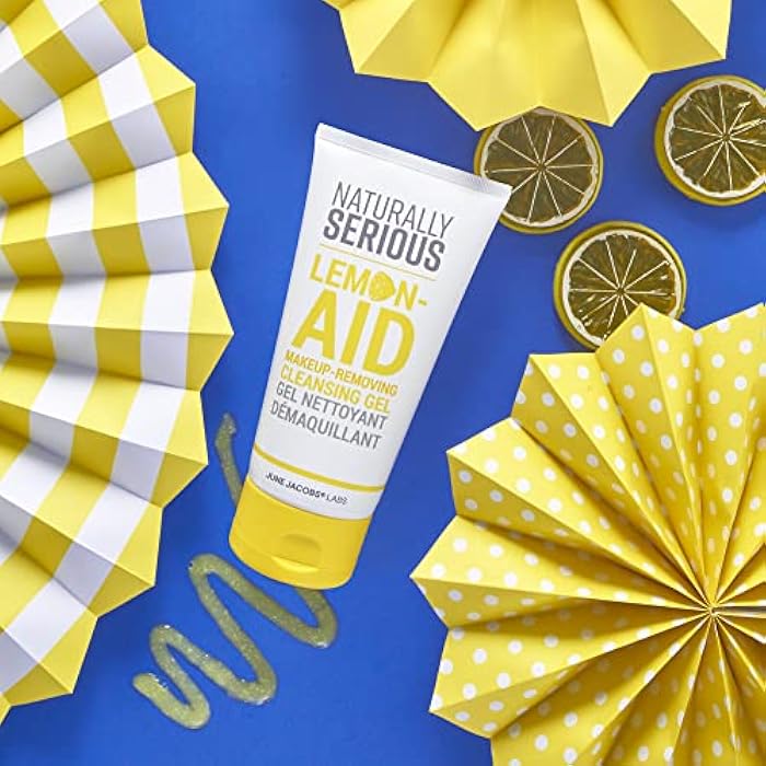 Naturally Serious | Lemon-Aid Makeup-Removing Cleansing Gel, Vitamin C Cleanser, Makeup-Removing Cleanser, Gel Cleanser For Oily Skin, Vegan Skincare, Cruelty-Free Skincare - Image 4