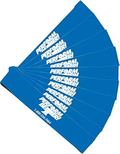 Perform Better Exercise Mini Band, Blue-Heavy - Set of 10 (Exercise Guide Included) (6542-pack) - Image 1
