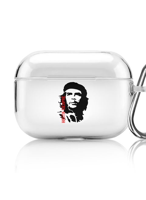 Classic Clear printed Case for Apple AirPods Pro 2nd Generation Thin Transparent Cover [Designed for Apple AirPods Pro 2nd Generation] - Hasta Sempre