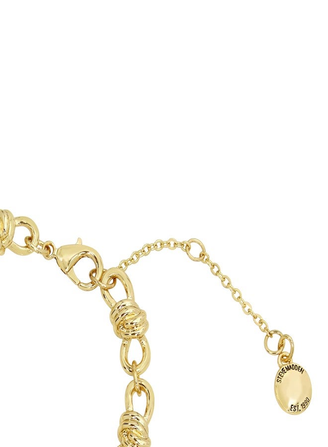 Steve Madden Womens Knot Link Bracelet - Image 4