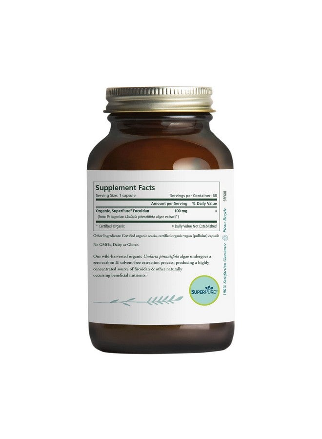 Pure Synergy Superpure Fucoidan Extract; 60 Capsules; Certified Organic; Nongmo; Vegan; Seaweed Extract; Supports A Healthy Immune System - Image 3