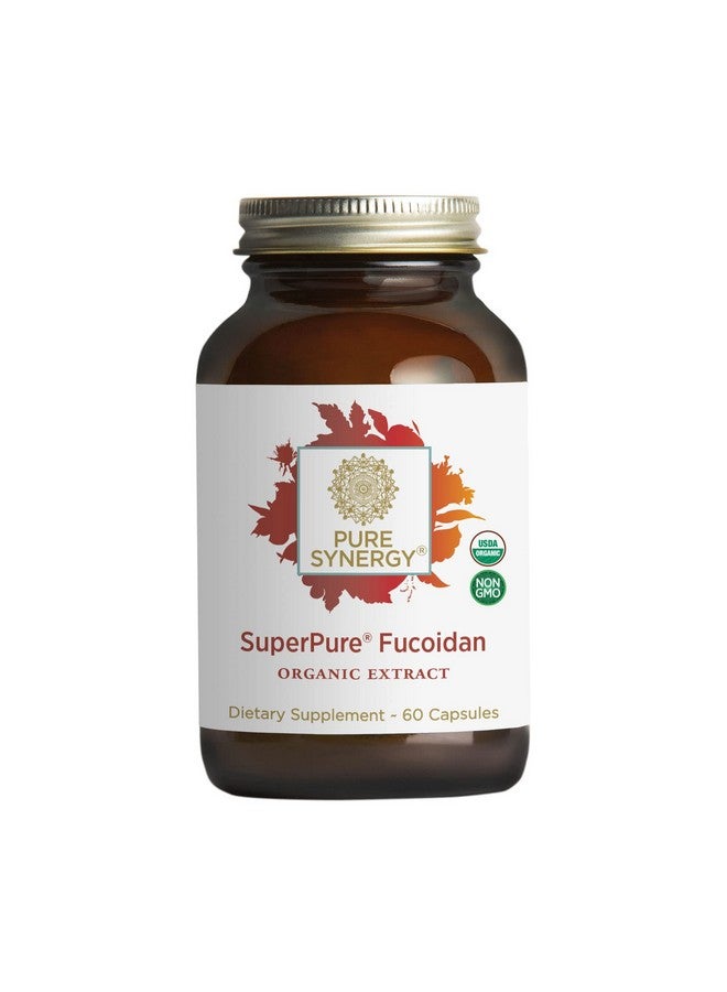 Pure Synergy Superpure Fucoidan Extract; 60 Capsules; Certified Organic; Nongmo; Vegan; Seaweed Extract; Supports A Healthy Immune System - Image 2