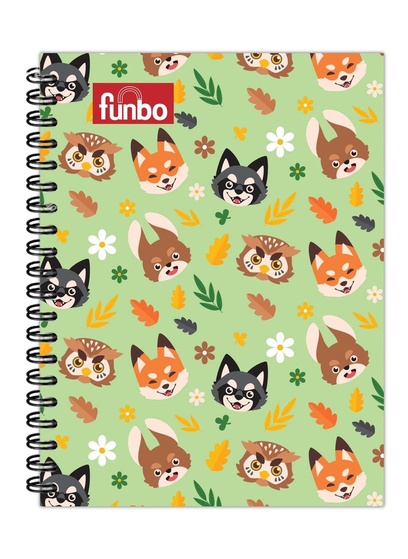 Funbo - A4 Size Single Line Notebook With PP Cover 80 Sheets - Image 1