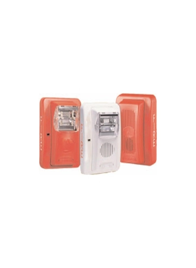 Gentex GES24-15/75WR 24VDC Red Low-Profile 15/75 Candella Evacuation Strobe
