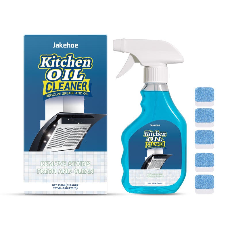 Jakehoe Kitchen Oil Stain Cleaner Range Hood Stove Degreasing And Decontamination Easy To Clean Household Cleaner - Image 1