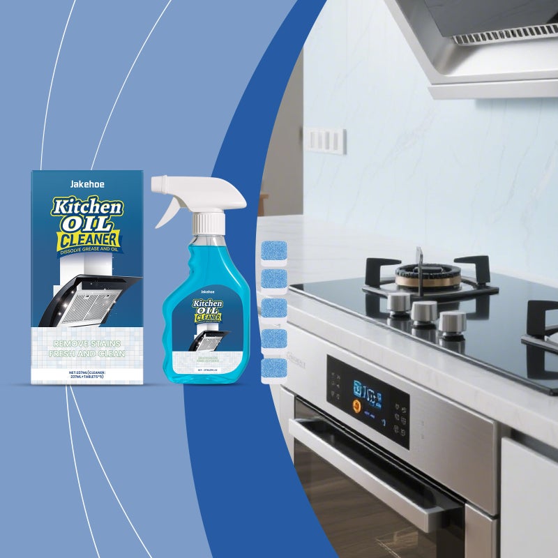 Jakehoe Kitchen Oil Stain Cleaner Range Hood Stove Degreasing And Decontamination Easy To Clean Household Cleaner - Image 2