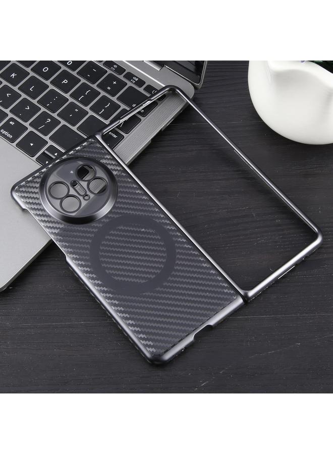 S-TOP Case For Huawei Mate X5 6D Plated Carbon Fiber Clear Magsafe PC Phone Case - Image 2