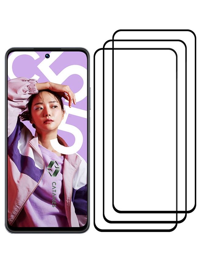 CATANES 3 Pack For Realme C55 Tempered Glass Screen Protector Full Glue Back - Image 3