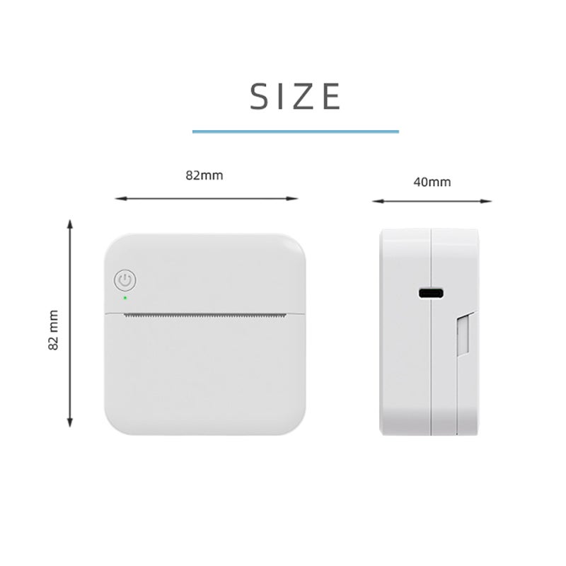 Mini Photo Printer 57x25mm Pocket Portable Thermal Printer - Inkless 203DPI Resolution Cute Yellow Mobile Printer for Travel Home - Image 4
