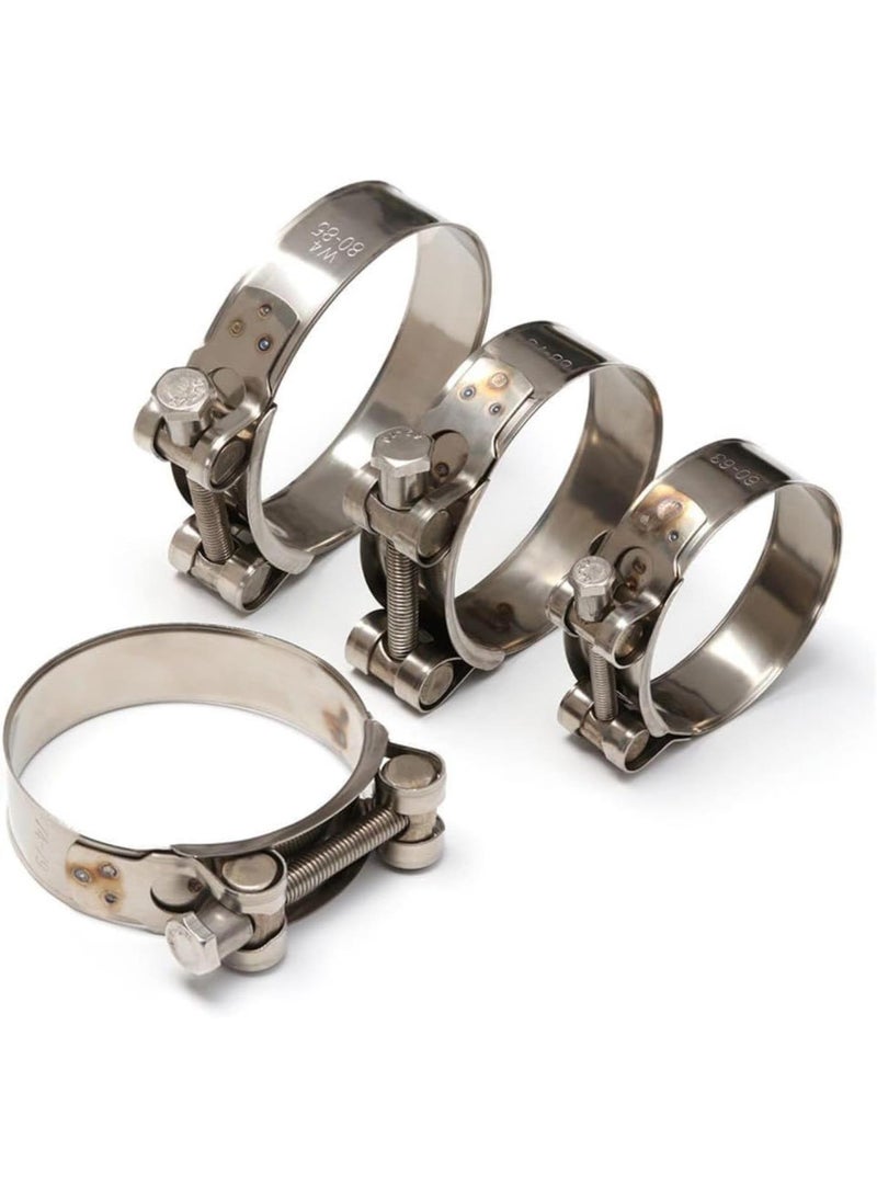 GGOOT 1 Pc Stainless Steel T Bolt Exhaust Pipe Clip Hose Clamps Sealing Welding Marine Clip Repair Tool Hardware Accessories,92,97mm - Image 2