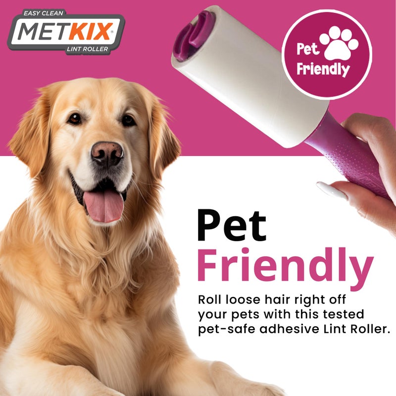 Metkix Lint Rollers for Pet Hair Extra Sticky, Special Cover Design, Pet Hair Remover, 400 Sheets - Image 5