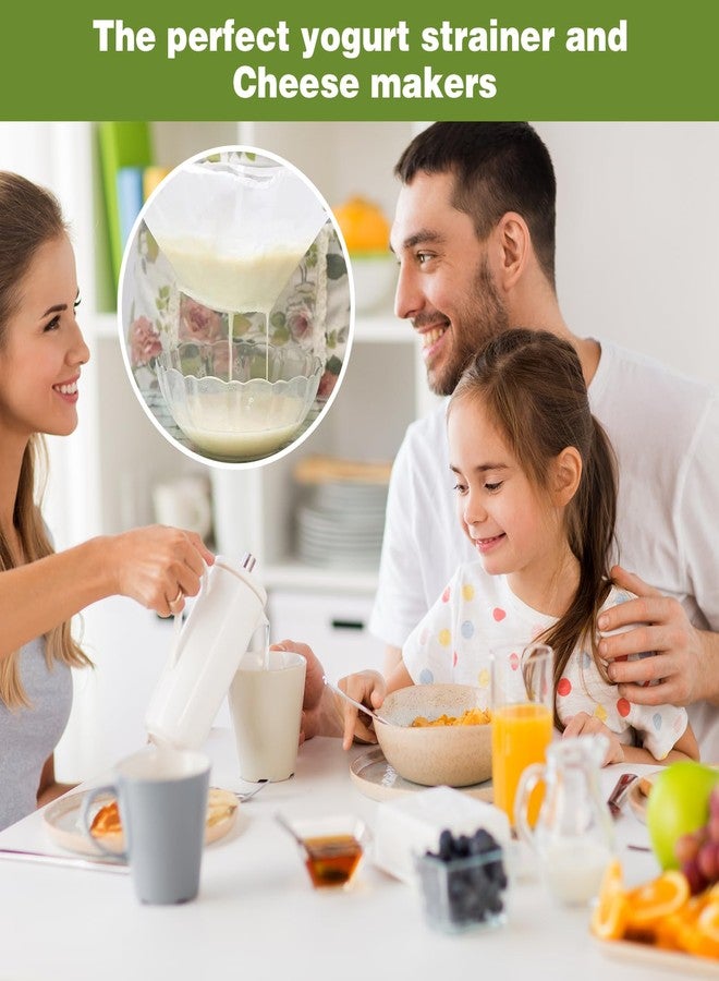 Andibro 6PCS Cheese Cloth Bags for Straining, Bowl-shaped Fine Mesh Cheese Cloths Filter Bag Nut Milk Bag Reusable Organic Food Filter Bag Suitable for Nut Juice Soy Dumpling Fillings - Image 5
