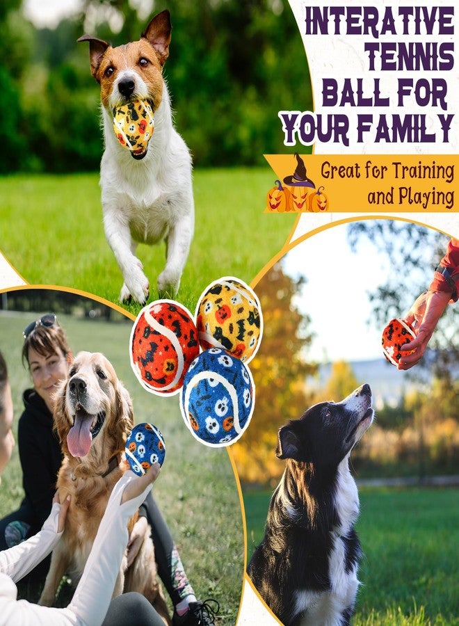 Seenelling مجموعة سينيلينج من 6 كرات تنس تصدر صوتاً عند الضغط عليها، مناسبة للكلاب الصغيرة والمتوسطة والكبيرة، متينة، مقاس 2.5 بوصة، مثالية لتدريب الكلاب على المضغ بقوة، متوفرة بستة أشكال. - Image 4