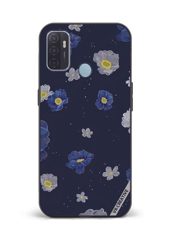 VR CREATIVE Protective Case Cover For Oppo A53 Floral Design Multicolour - Image 1