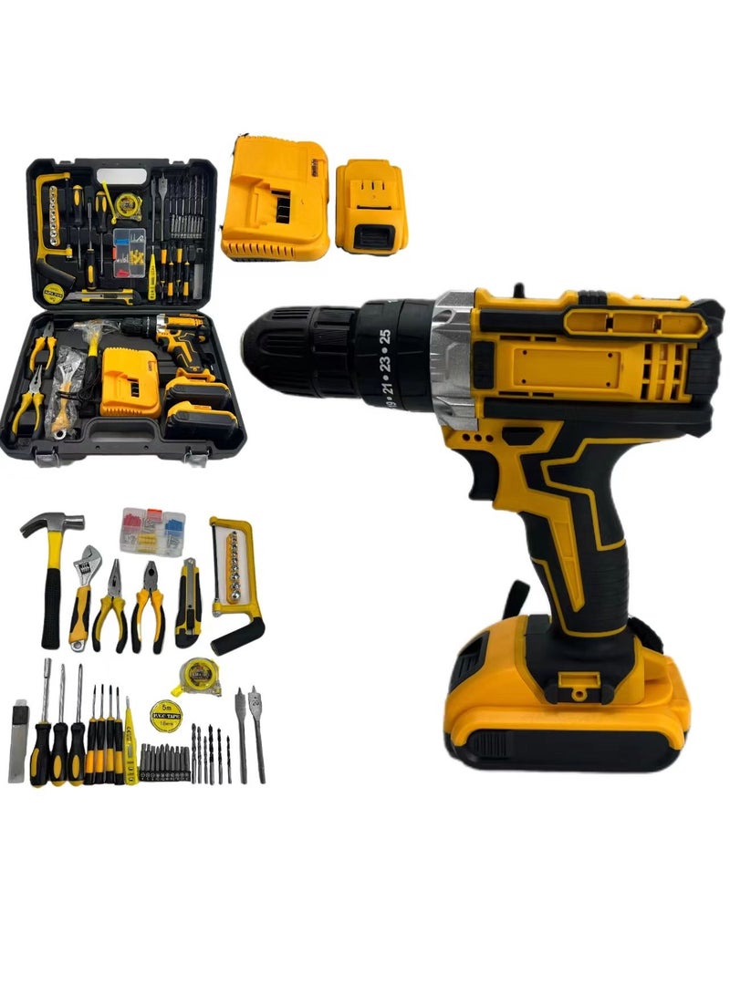 18V Cordless DIY Power Tool Set – Electric Drill, Angle Grinder, Jig Saw, Battery-Powered Drilling Rig | Multi-Tool Combo Kit for Home, Woodworking & Metal Craft - Image 3