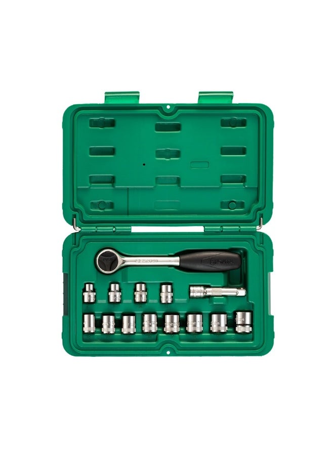 Sata SATA ST09523G 14-Piece 3/8" Drive 6 Point Metric Socket Set  - Image 1