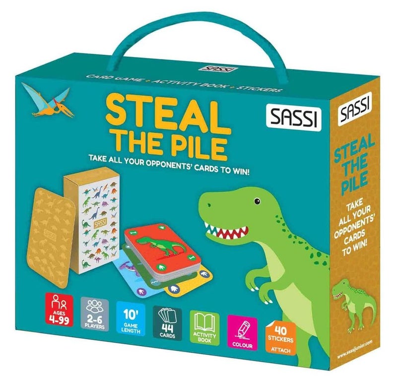SASSI VALIGETTA CON CARTE E STICKERS - STEAL THE