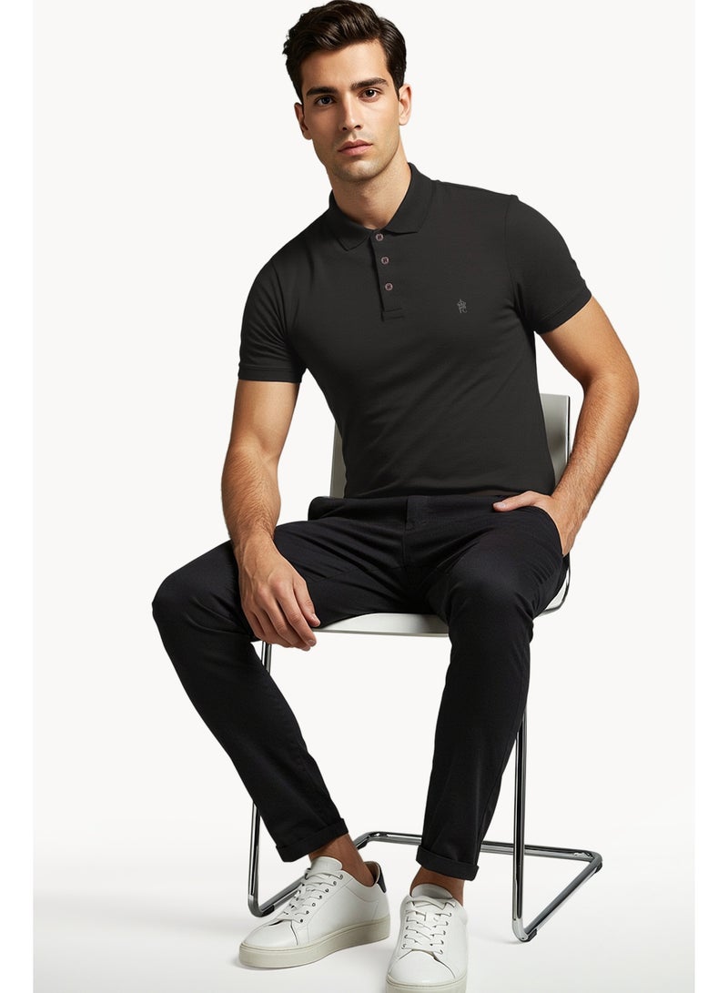 French Connection Premium Cotton Logo Polo Shirt - Image 5