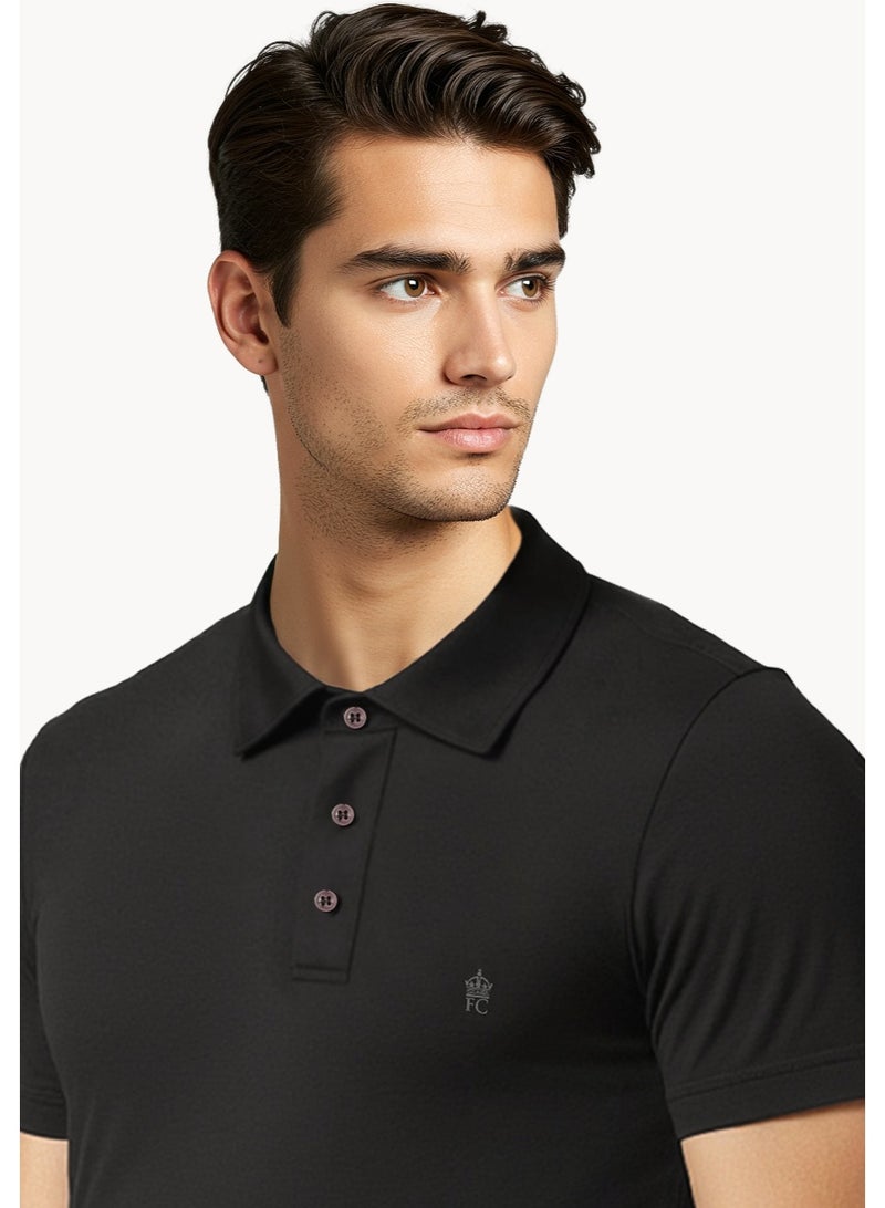 French Connection Premium Cotton Logo Polo Shirt - Image 4
