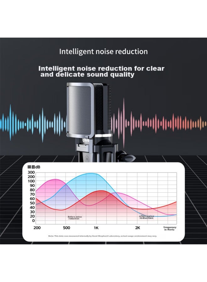 The Good Shepherd Good Shepherd Usb Computer Microphone, Desktop Condenser Microphone, Professional Recording Studio, Laptop Gaming, Voice And Video Conference Microphone, Noise Reduction, E-sports External Device Karaoke Equipment - Image 4