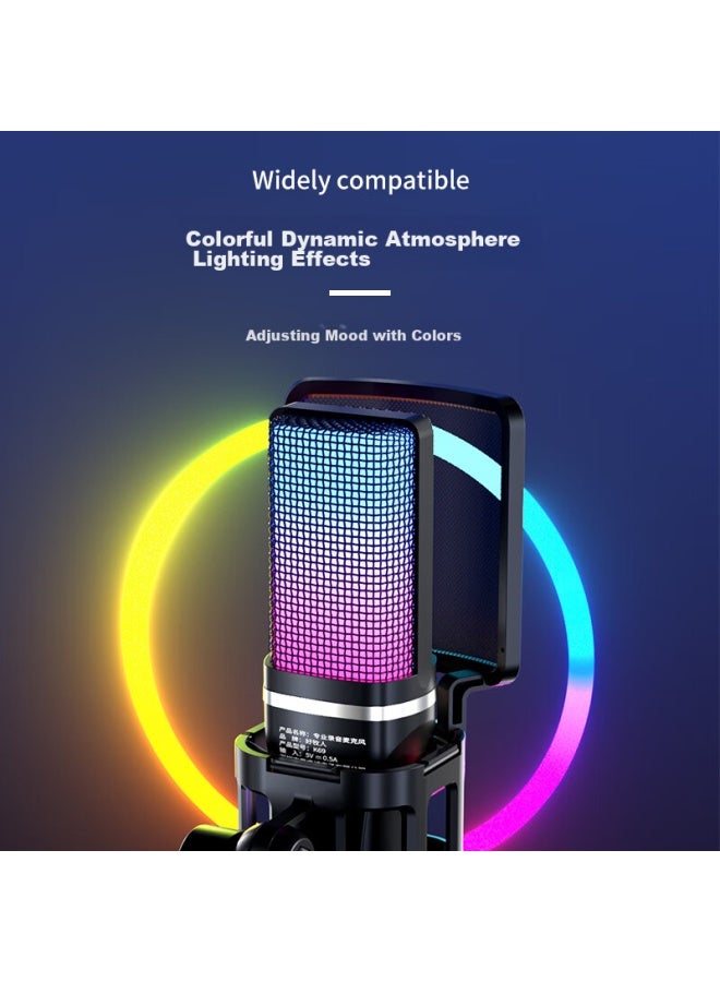 The Good Shepherd Good Shepherd Usb Computer Microphone, Desktop Condenser Microphone, Professional Recording Studio, Laptop Gaming, Voice And Video Conference Microphone, Noise Reduction, E-sports External Device Karaoke Equipment - Image 3