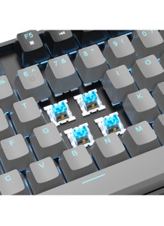 MageGee 75% Mechanical Gaming Keyboard with Blue Switch, LED Blue Backlit Keyboard, 87 Keys Compact Wired Computer Keyboard for Windows Laptop PC Gamer  - Image 2