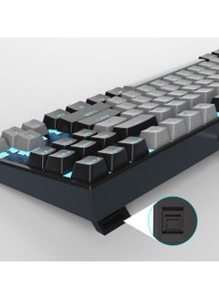 MageGee 75% Mechanical Gaming Keyboard with Blue Switch, LED Blue Backlit Keyboard, 87 Keys Compact Wired Computer Keyboard for Windows Laptop PC Gamer  - Image 5