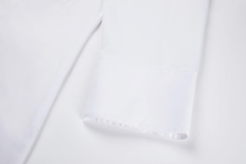 Ousafeve Unisex White Chef Coat for Men Women Long Sleeve (3X-Large, White_Long) - Image 5