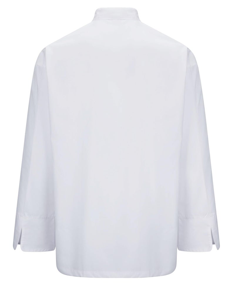 Ousafeve Unisex White Chef Coat for Men Women Long Sleeve (3X-Large, White_Long) - Image 3