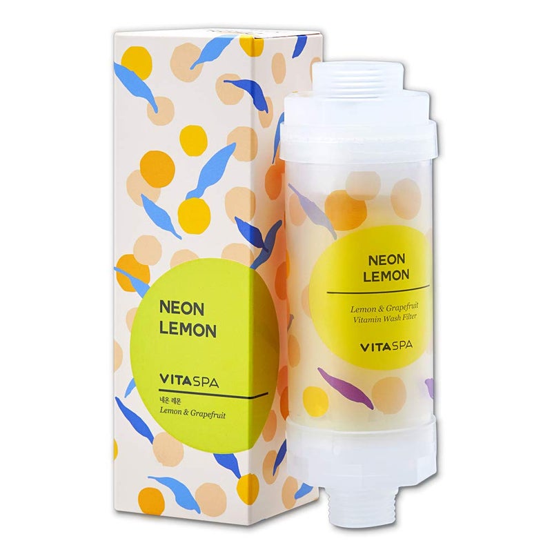 VITASPA Vitamin C shower Water Filter (Yellow) - Exellent Skin & Hair Enhancement, Aroma Therapy, Remove Chlorine & Impurities/Gift idea For Her/Him, wife, girlfriend - Image 1