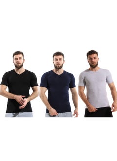 COTTONIL Cottonil set of 3 Stretch Undershirt V neck 