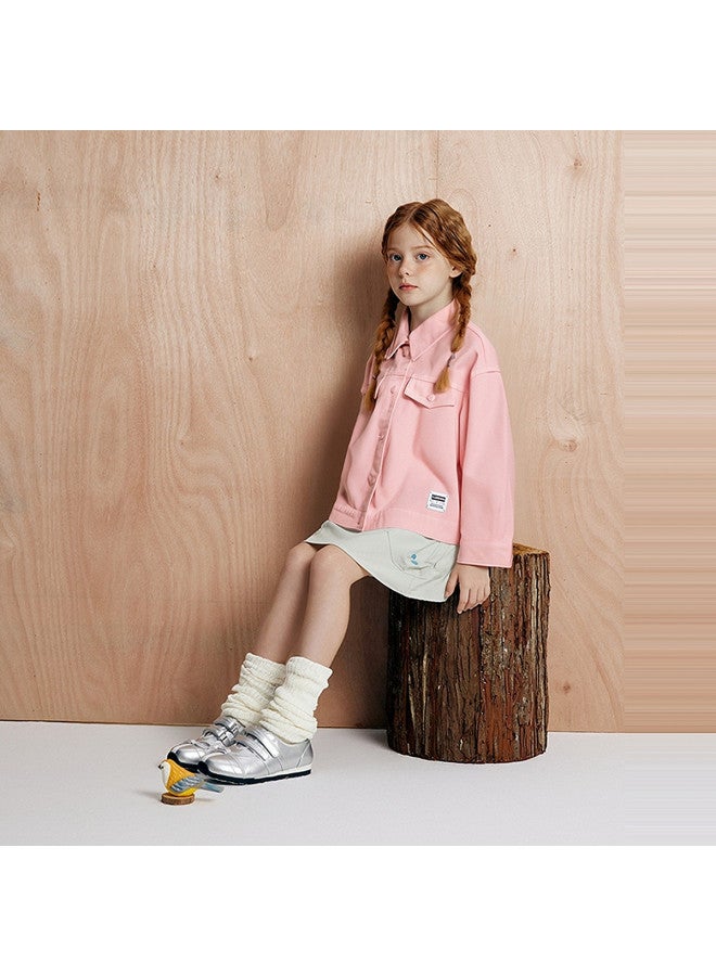 DEESHA Girls' 25 Autumn Mid-older Kids' Autumn Casual Jacket - Image 3