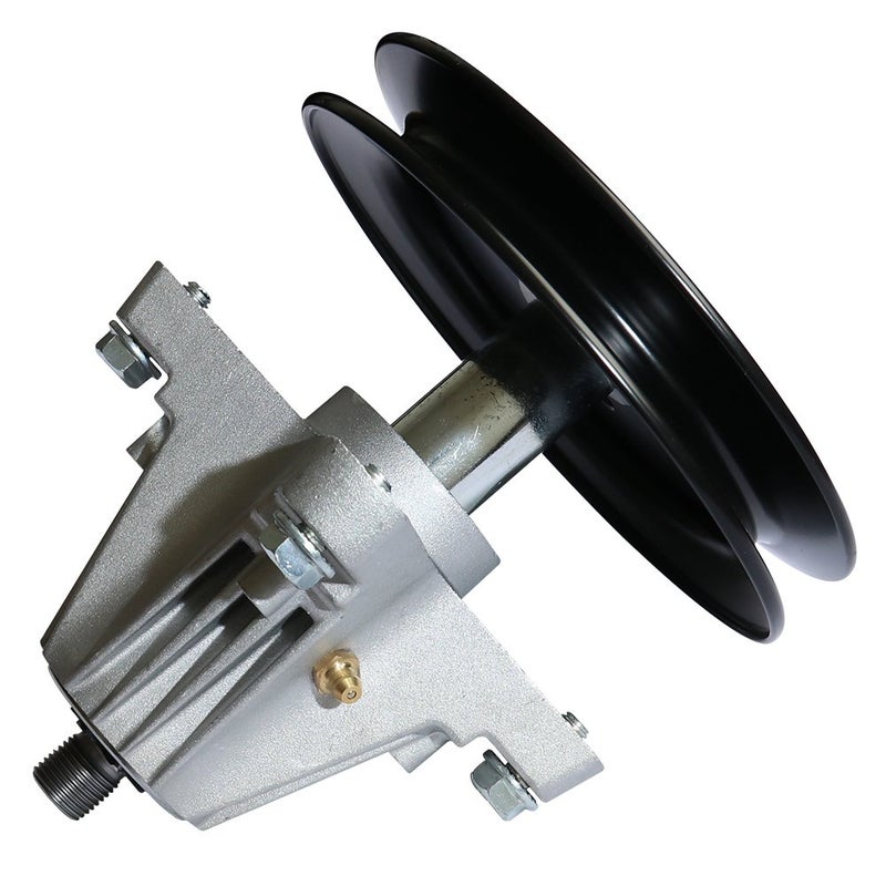 boeray Spindle Assembly for Cub Cadet MTD 918-04822A 918-04822B 618-04822 918-04889 30-8001 14328 82-058 Lawn Mower Deck Fit Most 42in and 30in Mini Riders with Pulley Tapped Bolt Zerk Fitting - Image 5