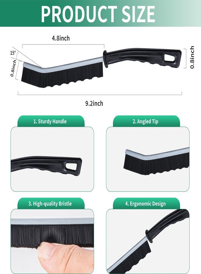 Prelady 6-Pack Hard Bristle Crevice Cleaning Brush, Best Tool for Cleaning Grout, Gaps, and Sink, Home Cleaning Essentials, Crevice Cleaning Tool for Kitchen and Household Use - Image 4