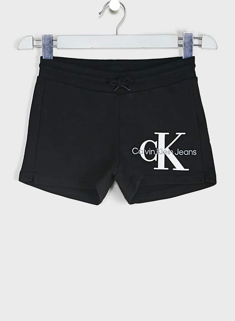 Calvin Klein Jeans Kids Monogram Logo Shorts