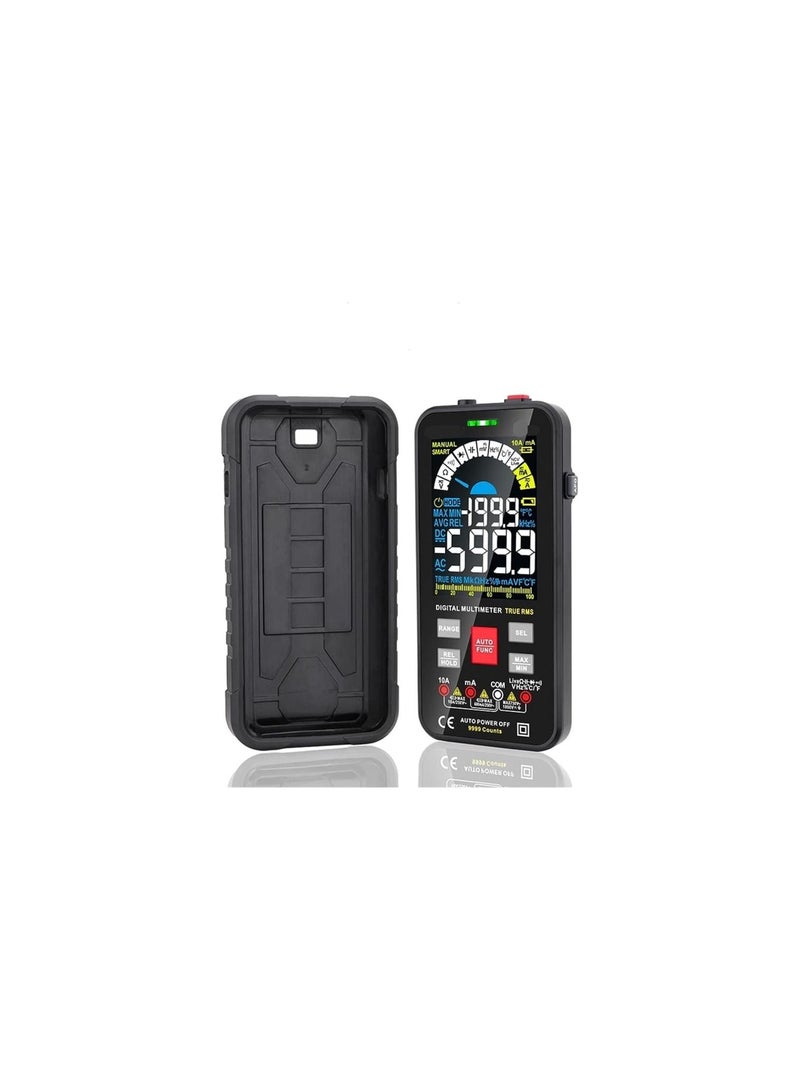 جديد 9999 عدّ digital multimeter ذكي نطاق تلقائي 1000V 10A جهاز اختبار مقياس أوم هيرتز سعة REL True RMS تيار متردد DC Dmm متعدد القياسات - Image 1