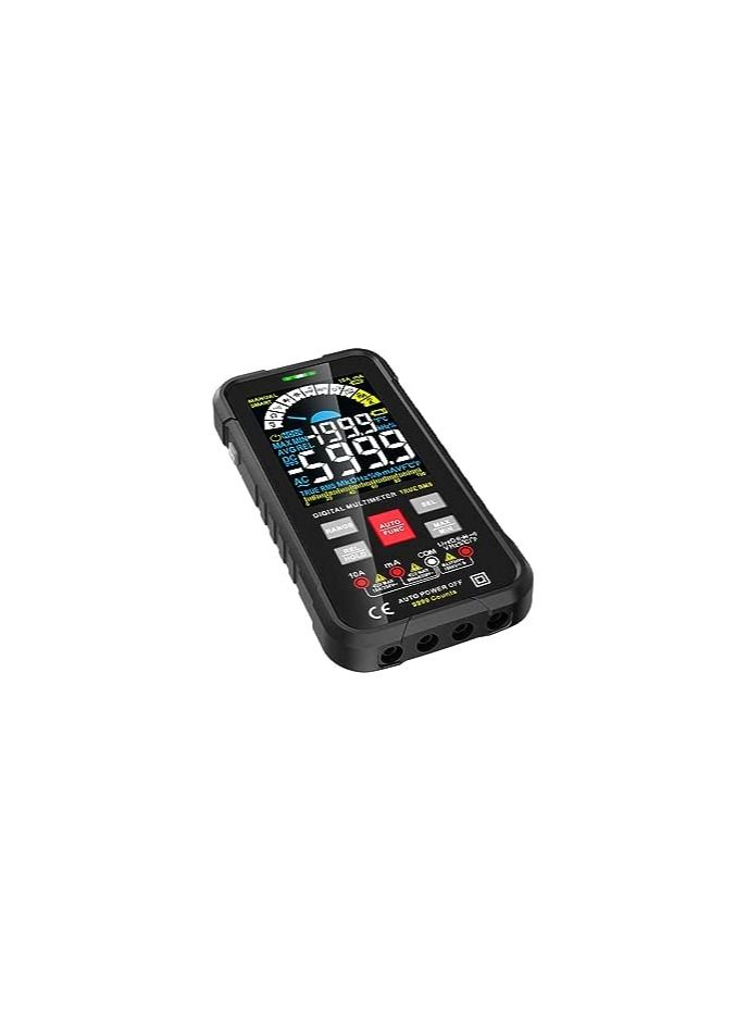 جديد 9999 عدّ digital multimeter ذكي نطاق تلقائي 1000V 10A جهاز اختبار مقياس أوم هيرتز سعة REL True RMS تيار متردد DC Dmm متعدد القياسات - Image 4