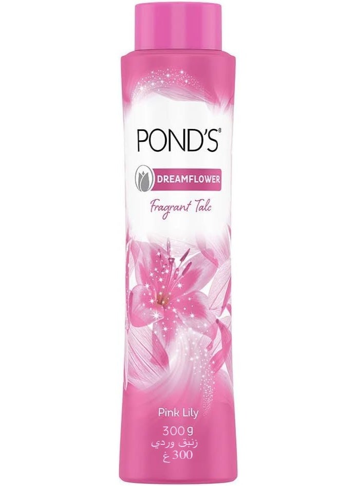 Pond's Pink Lily Fragrant Talc 300 g - Image 1