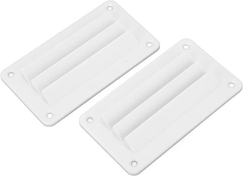 AYNEFY RV Parts Accessories Lightweight ABS Ventilation Grille Easy Installation with Hardware Screws for RV Yacht Bathroom Office Air Vent Louver - Image 1
