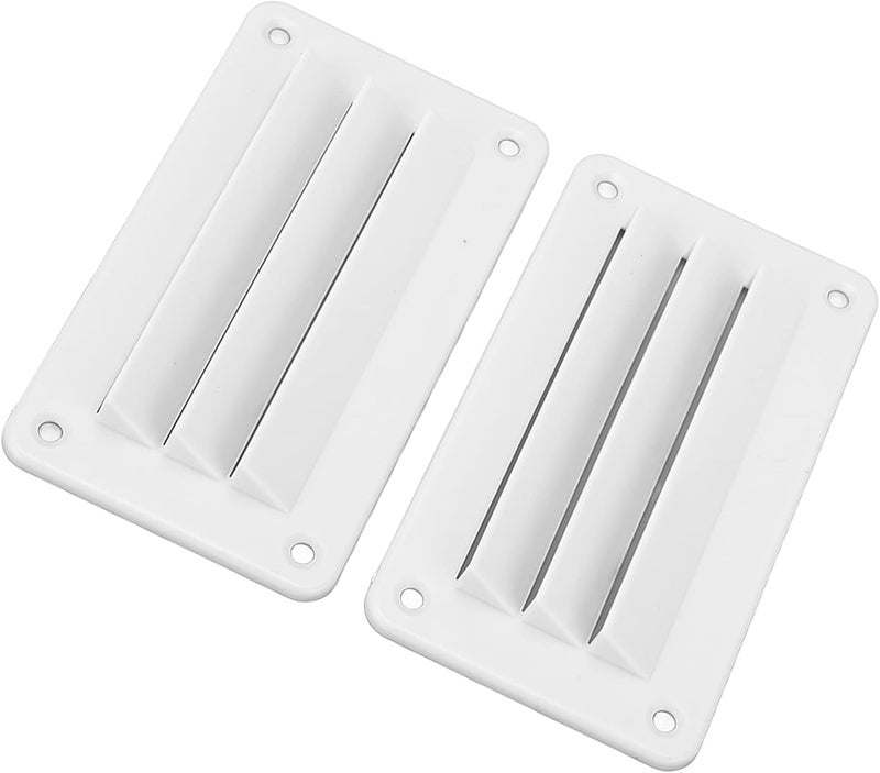 AYNEFY RV Parts Accessories Lightweight ABS Ventilation Grille Easy Installation with Hardware Screws for RV Yacht Bathroom Office Air Vent Louver - Image 4