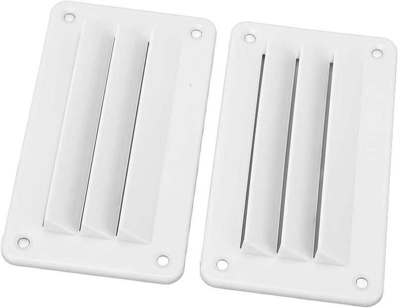 AYNEFY RV Parts Accessories Lightweight ABS Ventilation Grille Easy Installation with Hardware Screws for RV Yacht Bathroom Office Air Vent Louver - Image 5