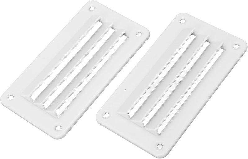 AYNEFY RV Parts Accessories Lightweight ABS Ventilation Grille Easy Installation with Hardware Screws for RV Yacht Bathroom Office Air Vent Louver - Image 3